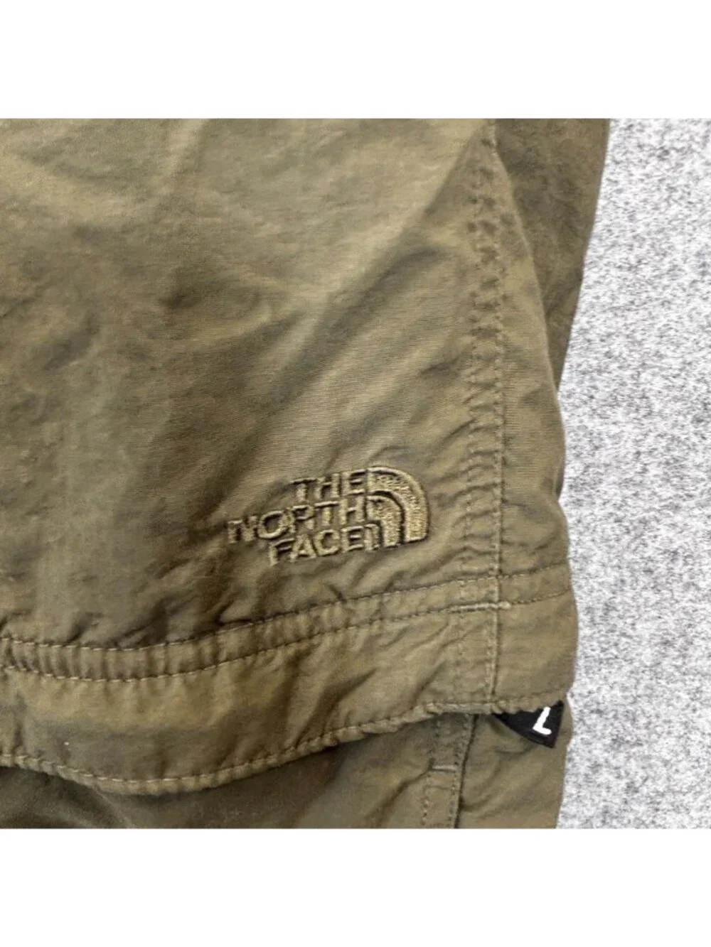 The North Face Mens Large Paramount Convertible Pants Green Hiking Outdoor